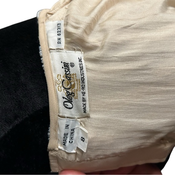 Vintage Oleg Cassini Beaded Jacket - Size 8 - Picture 3 of 4